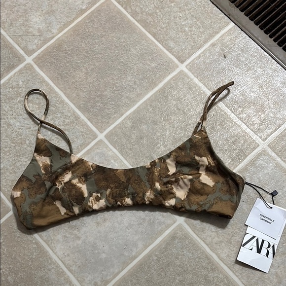 Floral Camouflage Bralette - Picture 5 of 7